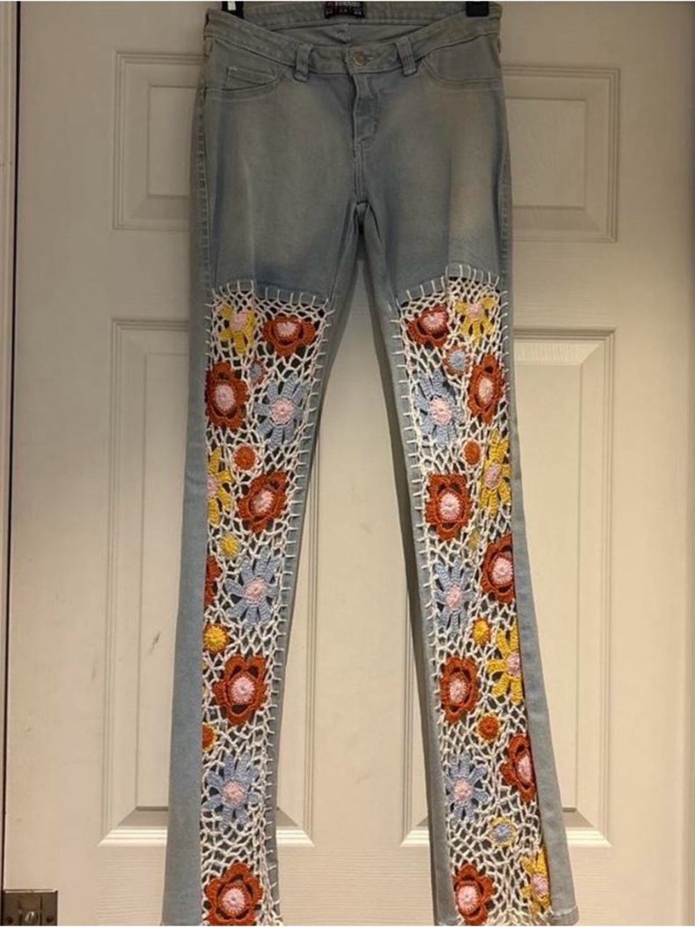 Vintage Bonaire Jeans with Crochet